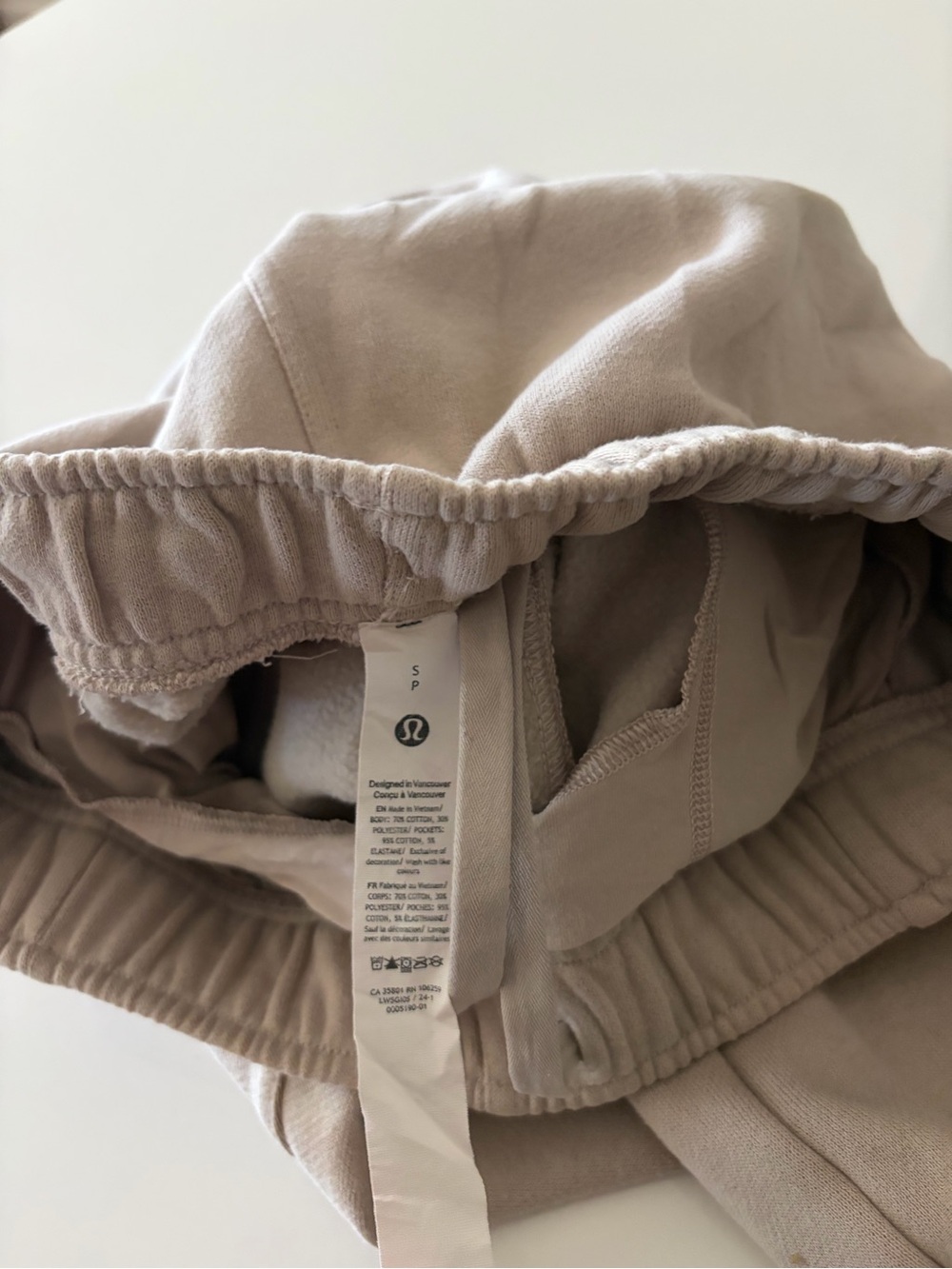 Woman’s Taupe Jogger Pants - Comfortable Everyday Sweatpants - Picture 3 of 5